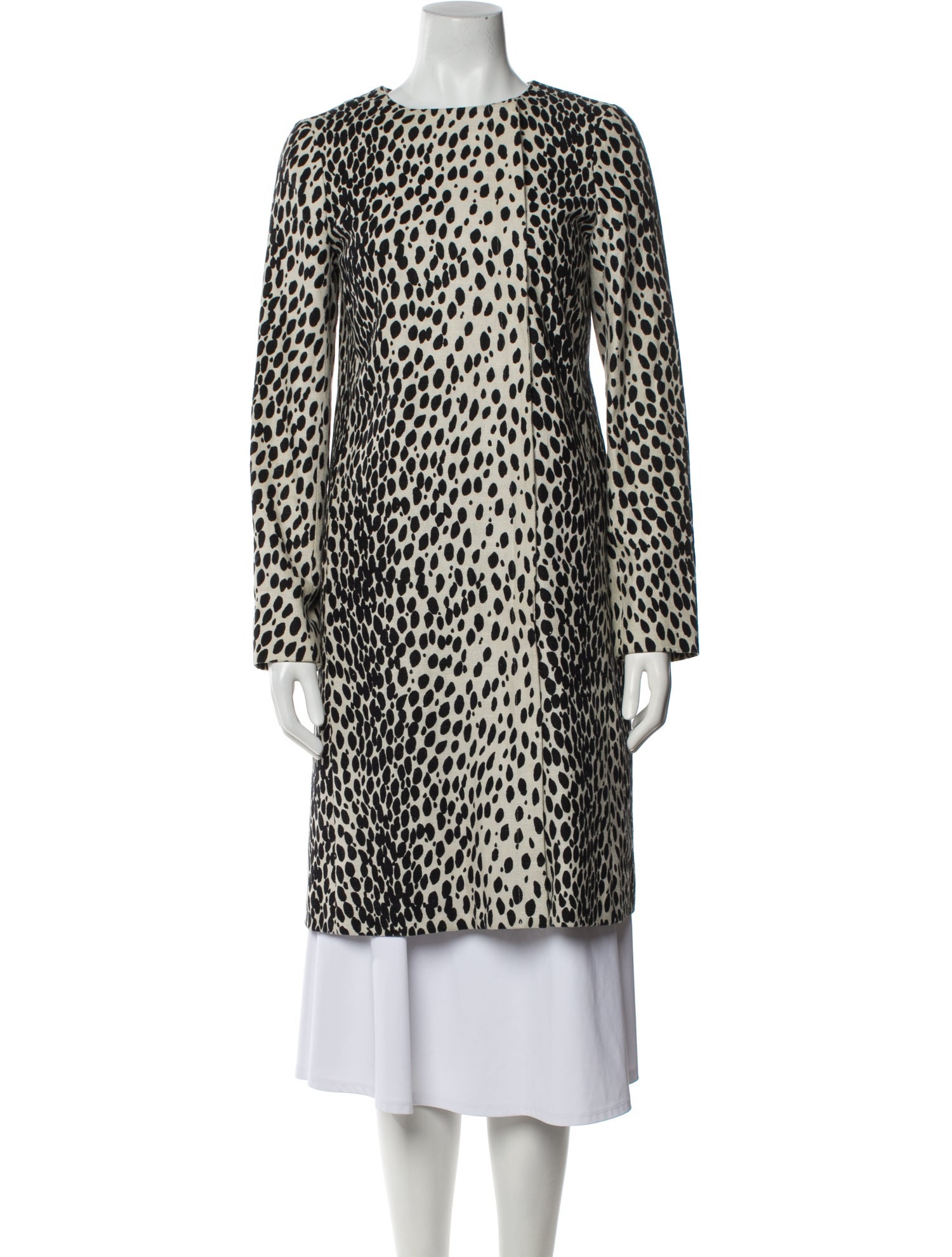 Hobbs London Animal Print Coat